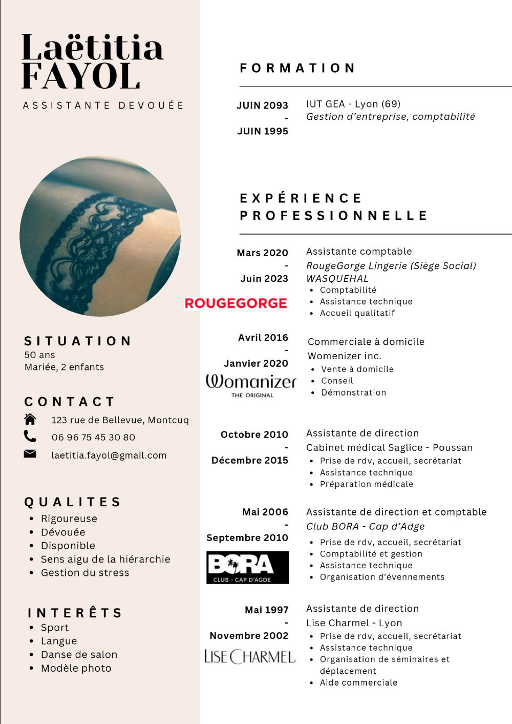 Un CV pour ma femme (1)